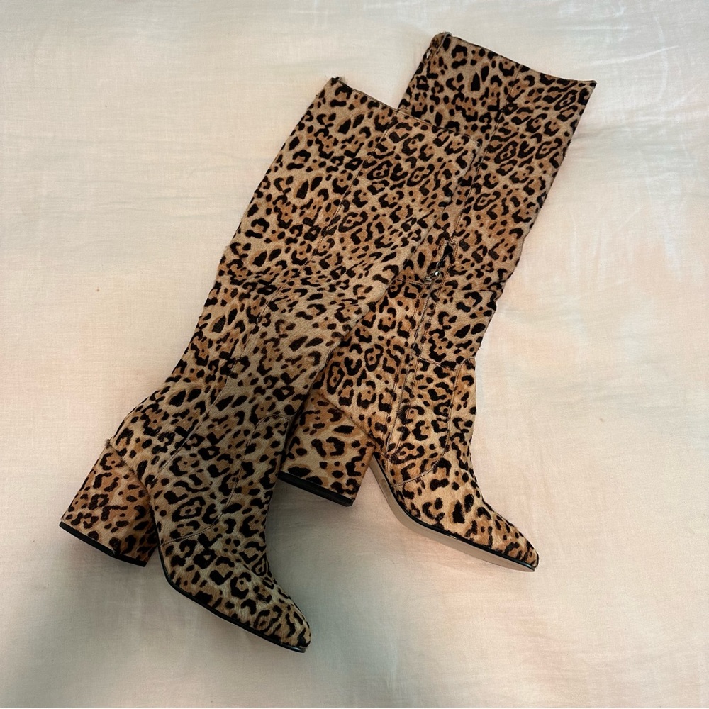 NEW Sam Edelman Leopard Boots
